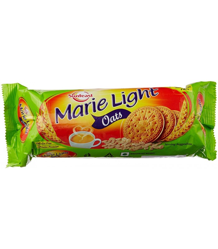 SUNFEAST MARIE LIGHT OATS BISCUITS Weight 120 Gm