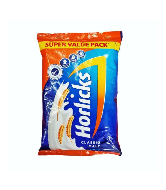 HORLICKS SUPER VALUE PACK CLASSIC MALT 500 Gm horlicks-super-value-pack-classic-malt-500-gm